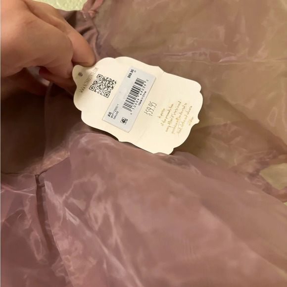 NWT Altar’d State Olsen Puff Sleeve Top in Mauve, Size Medium - Picture 4 of 6